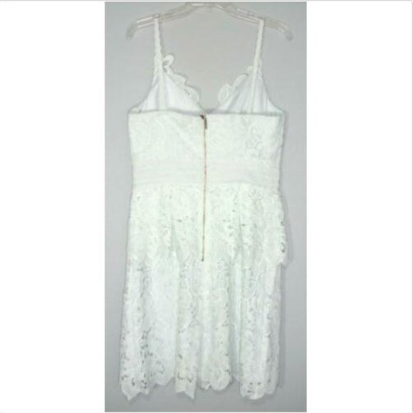 Ted Baker Nadiie Mint Lace Peplum Dress 6 - Picture 6 of 10